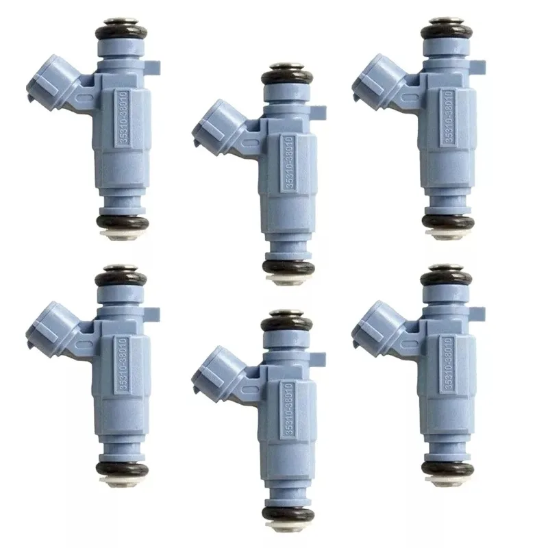 

6PCS 35310-38010 Fuel Injectors for Hyundai Sonata XG350 Santa Fe Kia Optima Sorento Sedona Amanti 3531038010 New