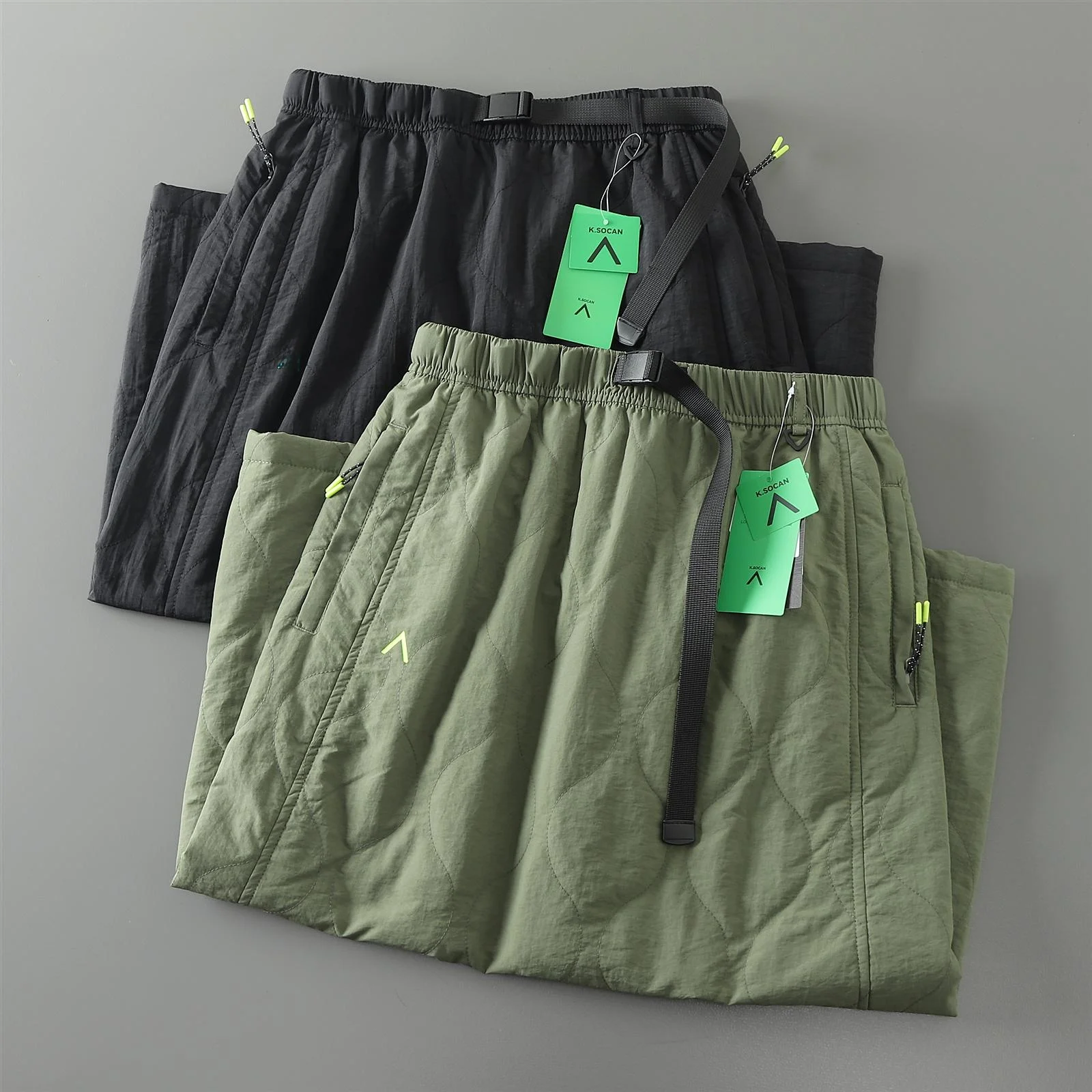 

Outdoor Mountain Series Quilted Cotton Warmth A-Line Skirt Mid-Length f Body Windproof Water-Resistant Autumn Winter Skirt