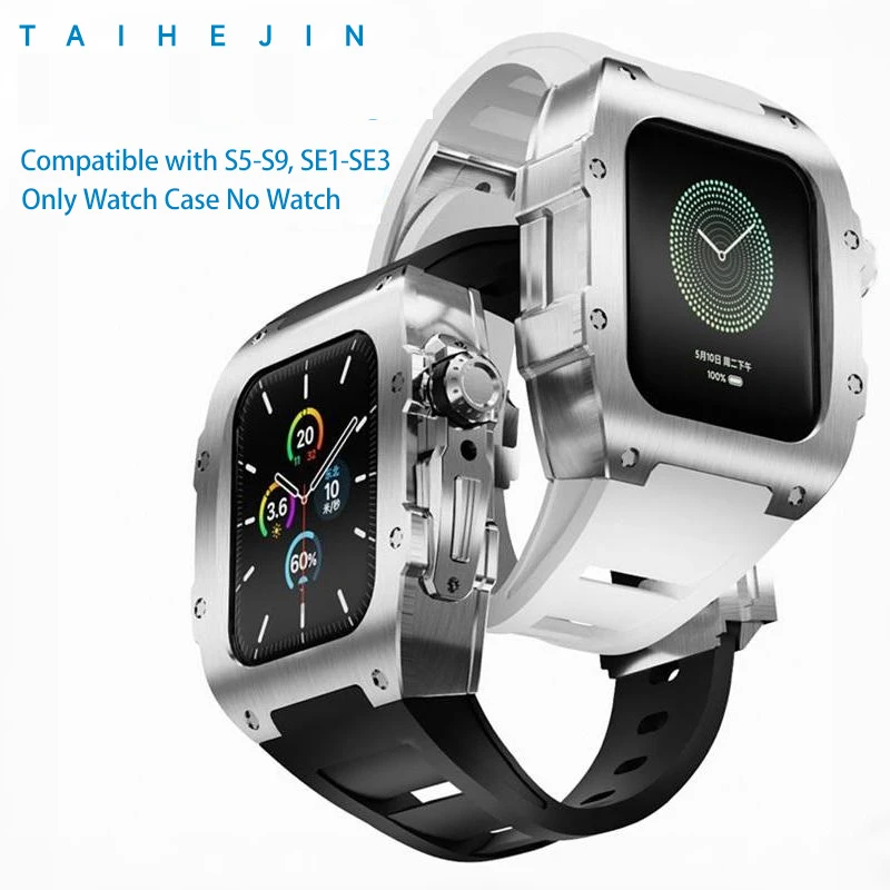 

Ремешок из углеродного волокна для Apple Watch S9/8/7/6/5/4/SE Series 44 мм 45 мм