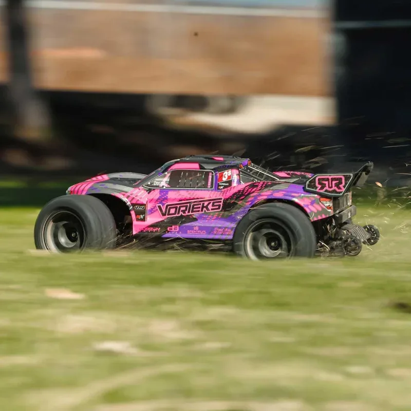 1/10 RC Rock Crawler Car VORTEKS 4X4 223S BLX BRUSHLESS Stadium Remote Control High Speed Vehicles RTR  with DSC Purple ARA430