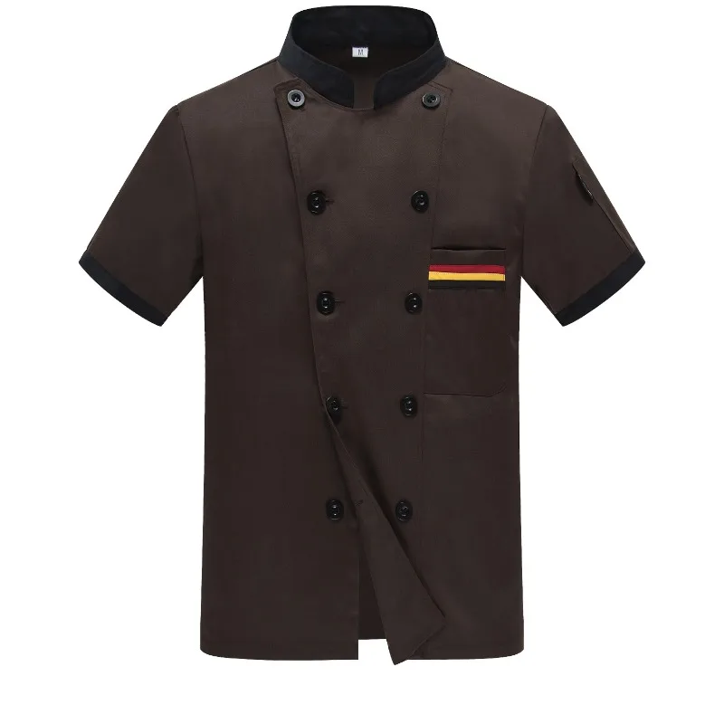 Restaurant Canteen Kitchen Short-sleeved Cake Chef Work Clothes Bakery Pastry Chef Long-sleeved Clothes.