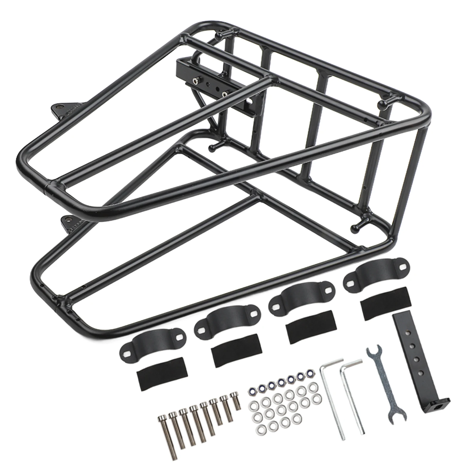 

For Bike Commuting Aluminum Alloy Bike Rack Bike Backpack Rack High Load Capacity Complete Set Easy To Install