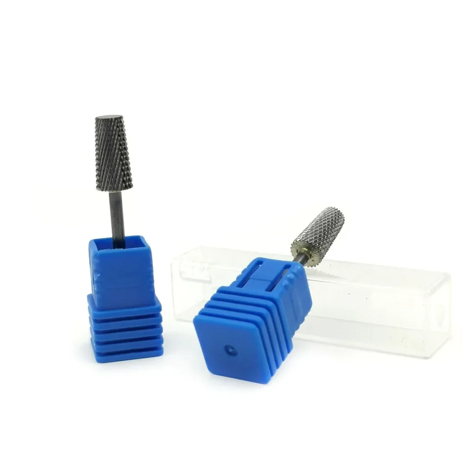 HYTOOS-لقم ثقب أظافر كبيرة مدببة من كربيد التنغستن ، لدغ دوار ، ملحقات ماكينة الحفر الكهربائية ، قاطع طحن مانيكير #5