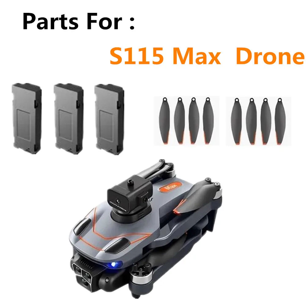 Accessoires de batterie de importateur S115 Max, lame d'hélice, pièces de rechange d'origine pour importateur RC S115