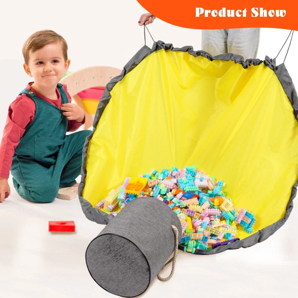 ألعاب أطفال سلة التخزين طوي حقيبة الغسيل المنزلية لطيف القطن الكتان دلو الكرتون طباعة الملابس المنظم سلال