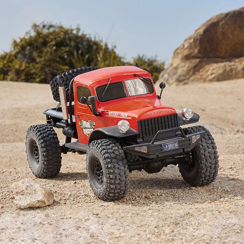 FMS 1:10 أطلس التحكم عن بعد 4x4 الكهربائية على نطاق واسع محاكاة تسلق نموذج سيارة RC نصف بطاقة RS الإصدار لا بطارية