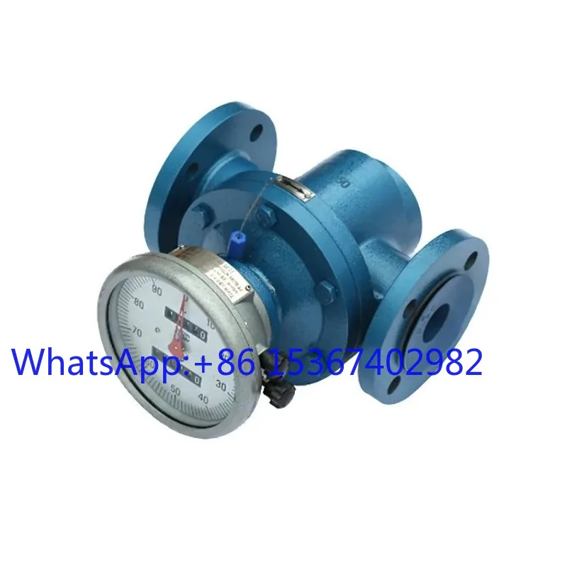Elliptical Gear Flow Sensor Mechanical Pointer Digital Display Meter for Fuel Syrup Liquid Measurement