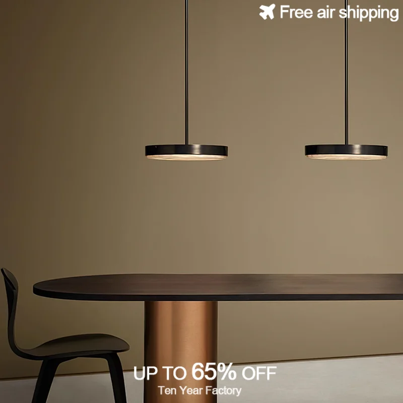 الحديثة الفاخرة الذهب الأسود جولة الرخام الثريا غرفة الطعام المنزل سقف داخلي معلق ضوء الزخرفية مع لهجات كريستال #1