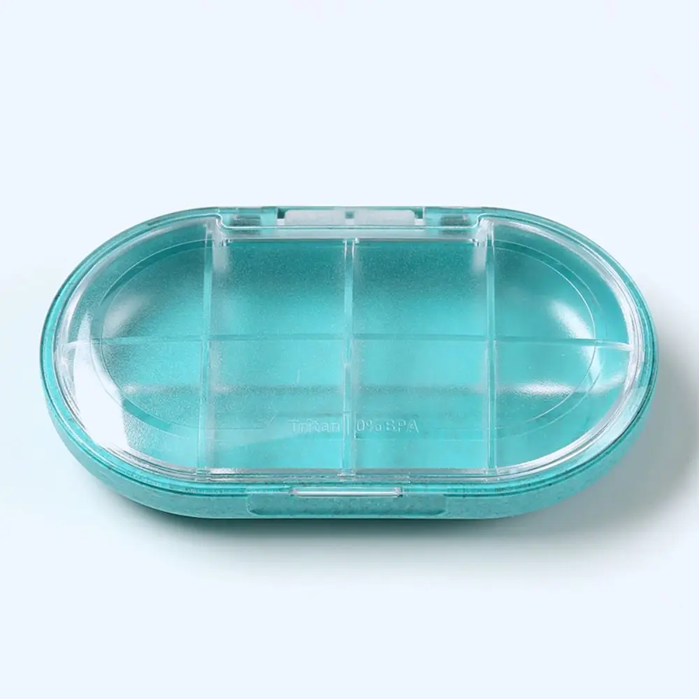 Independent Lattice Eight-Grid Pill Box Large Capacity Sealed Pill Case Waterproof Distributed Medicine Storage Box Travel