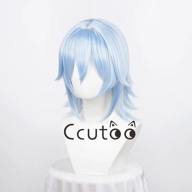 IDOLiSH7 Tamaki Yotsuba Cosplay Wig Blue Short Game Role Play Synthetic Hair for Carnival Halloween Costume Party Wigs