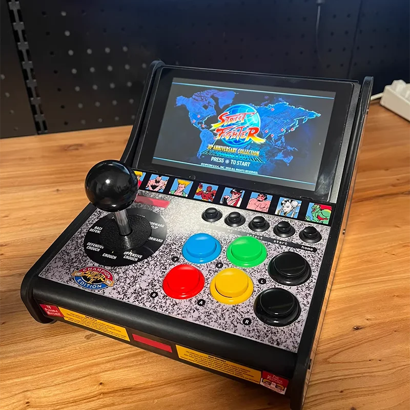 Switch Arcade Stick & Dock – Portable Retro Gaming Experience Quick-Change Themes for ns tablet