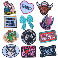 Emblem Clothing Accessories Badge Sticker Embroidered Embroidery Sticker Iron-on Patches
