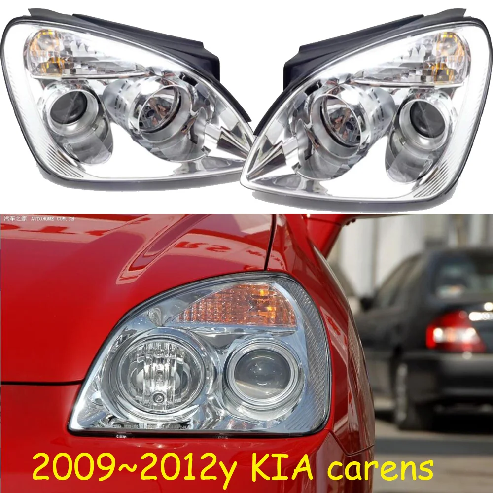 1pcs car bumpe headlamp For KIA Carens headlight 2009～2012y car accessories head lamp for KIA Carens fog light