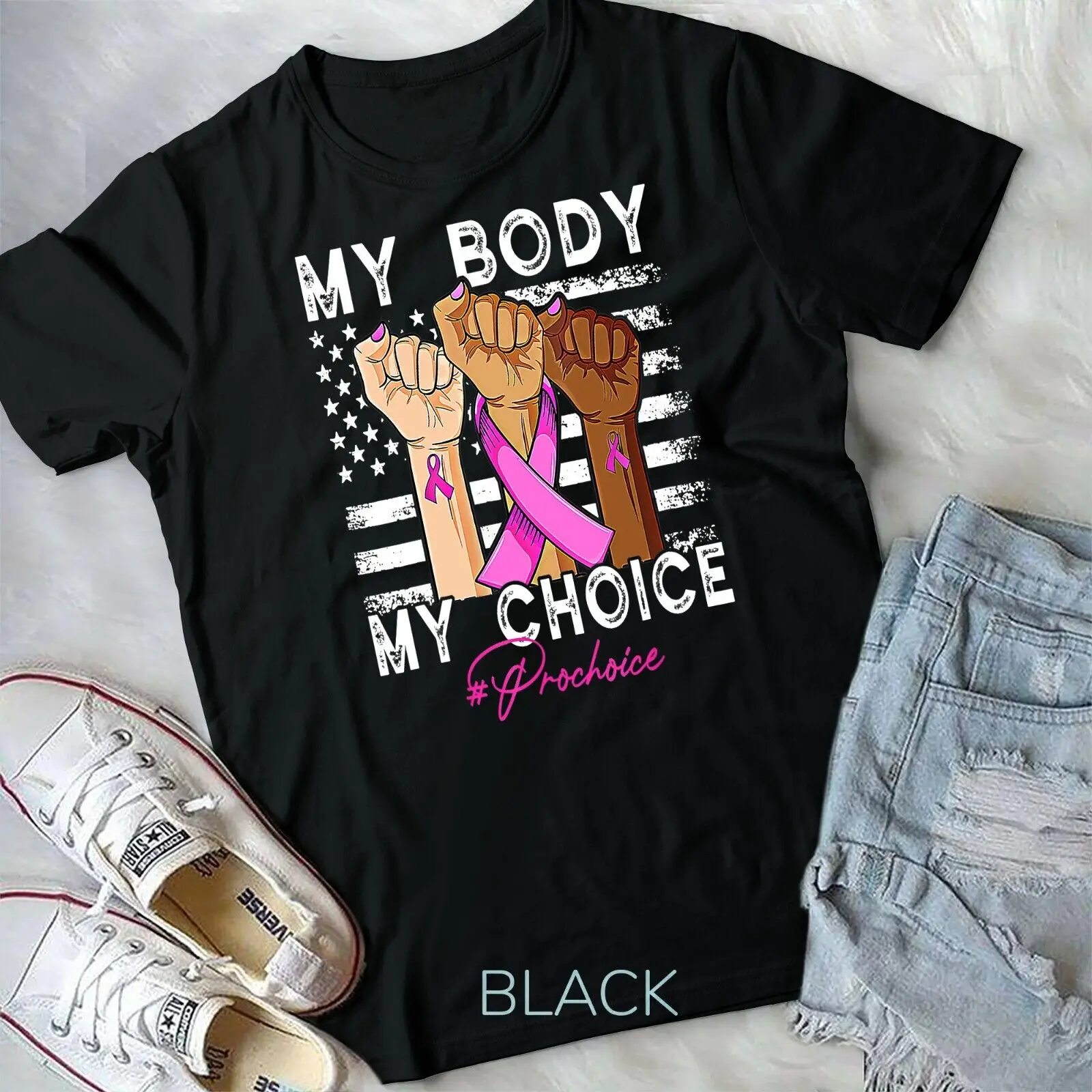 

Womens My Body My Choice,Pro-Choice Reproductive Rights T-Shirt Unisex T-shirt