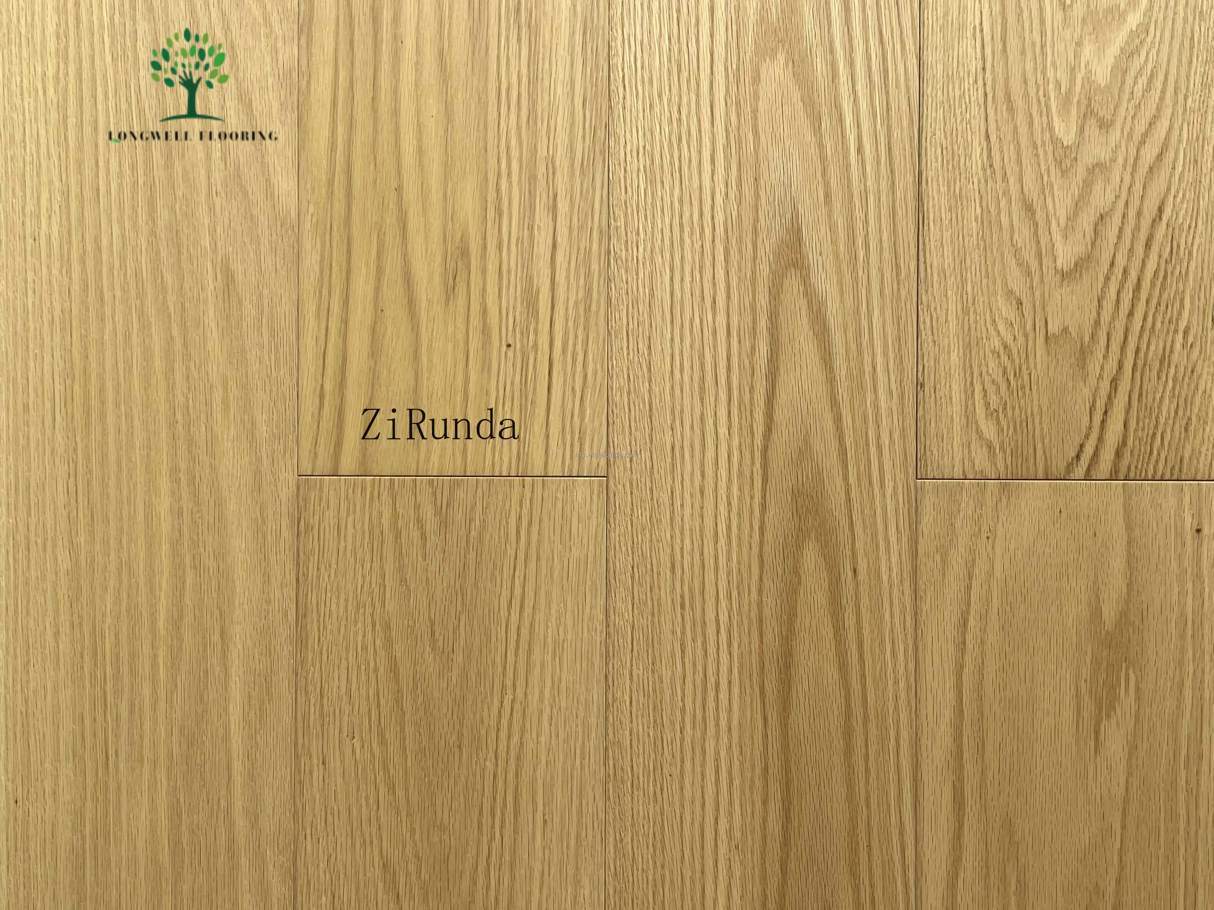 맞춤형 오크 원목 마루 브러쉬드 와이드 보드 190/240/260mm 원목 마루