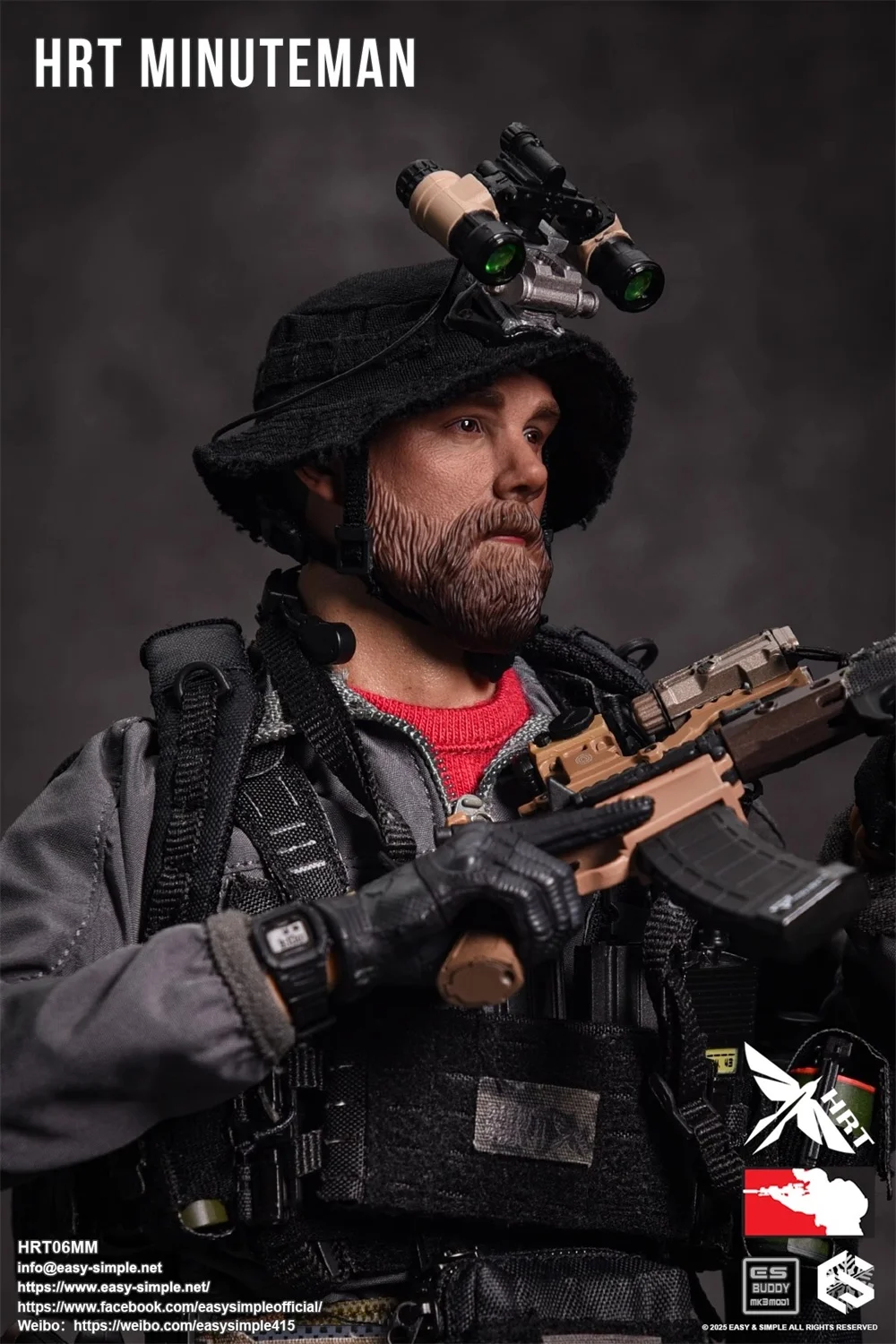 Heiße Verkäufe 1/6 EASY&SIMPLE ES HRT06MM HRT Minuteman Betriebseinheit Soldat Komplettset Bewegliche Actionfigur Geschenk für Fans Sammeln