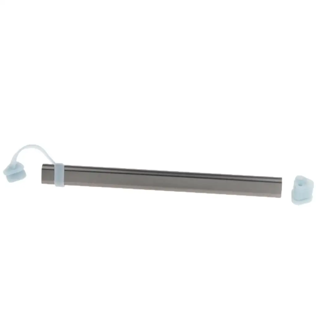 Portable Chopsticks Storage Tube Aluminum Utensil Carrier Holder with Hanging Loop for Travel Camping Picnic Hiking Adventures