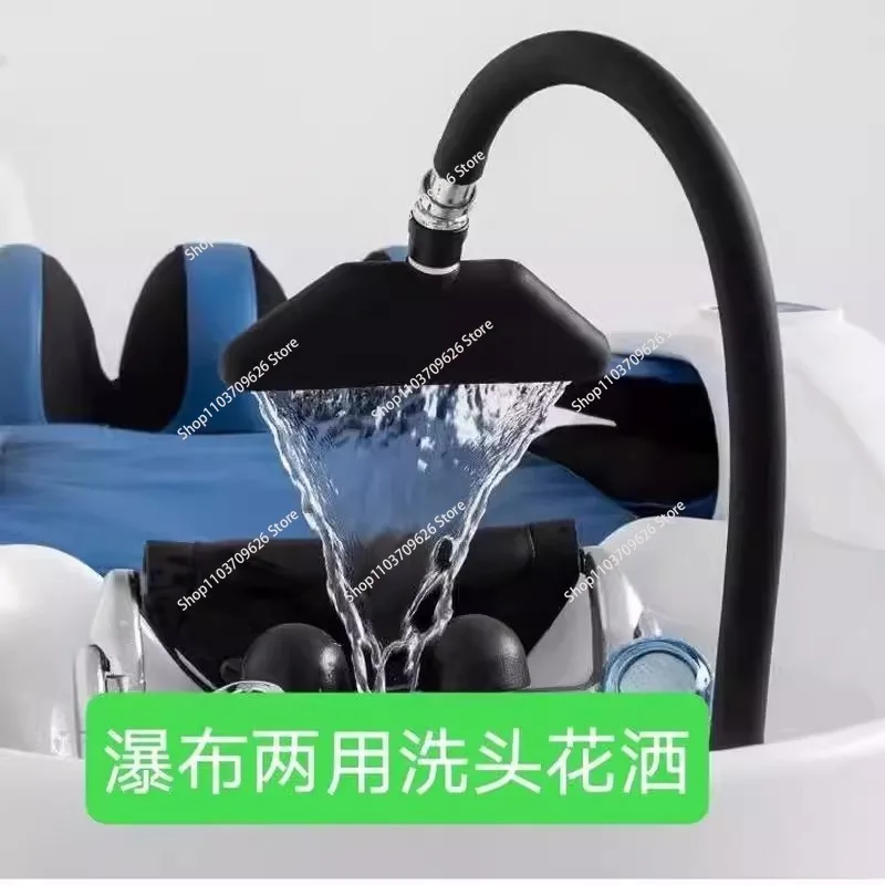 

Special Shampoo Bed with Free Hole Waterfall Water Circulation Head Treatment Machine Simple Addition for Salon