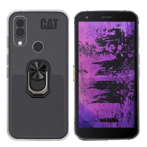 Casing Dudukan Cincin untuk CAT S62 Pro Penutup Ponsel Glossy Tahan Guncangan TPU Lembut untuk CAT S52 S42 Couqe Funda 10 penutup cat s62 penjualan terbaik - №