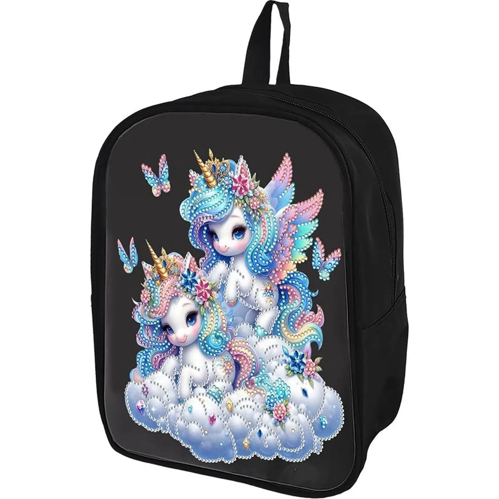 

Unicorn Special Shape Diamond Painting Backpack DIY Diamond Art Knapsack