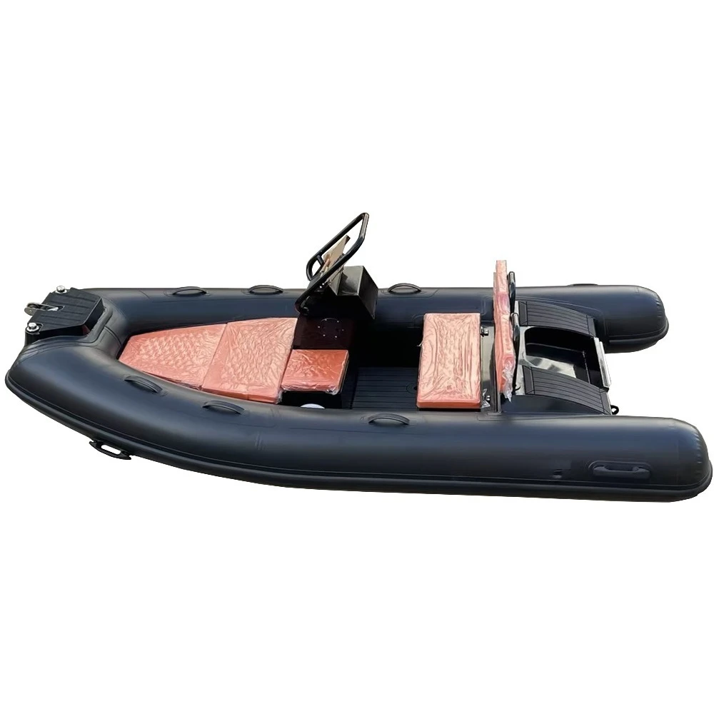 Kleines Beiboot, 11 Fuß, tiefer V-Rumpf, Hypalon/PVC, Speed Sport, starres Schlauchboot mit Aluminiumrippe