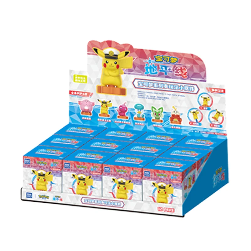 

Подлинная слепая коробка Pokemon Pikachu Quaxly Fuecoco Sprigatito Chansey, аниме-фигурки, многофункциональная модель, Рождественский подарок