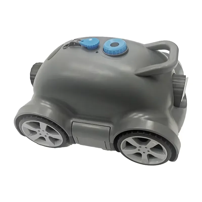 Wireless Robotic Pool Cleaner Automatic Underwater Vacuum for Inground Pools Smart Navigation Bottom Cleaning Device