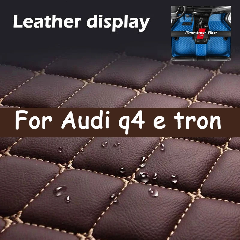 

Car Floor Mats For Audi q4 e tron 2022 DropShipping Center Auto Interior Accessories Leather Carpets Rugs Foot Pads