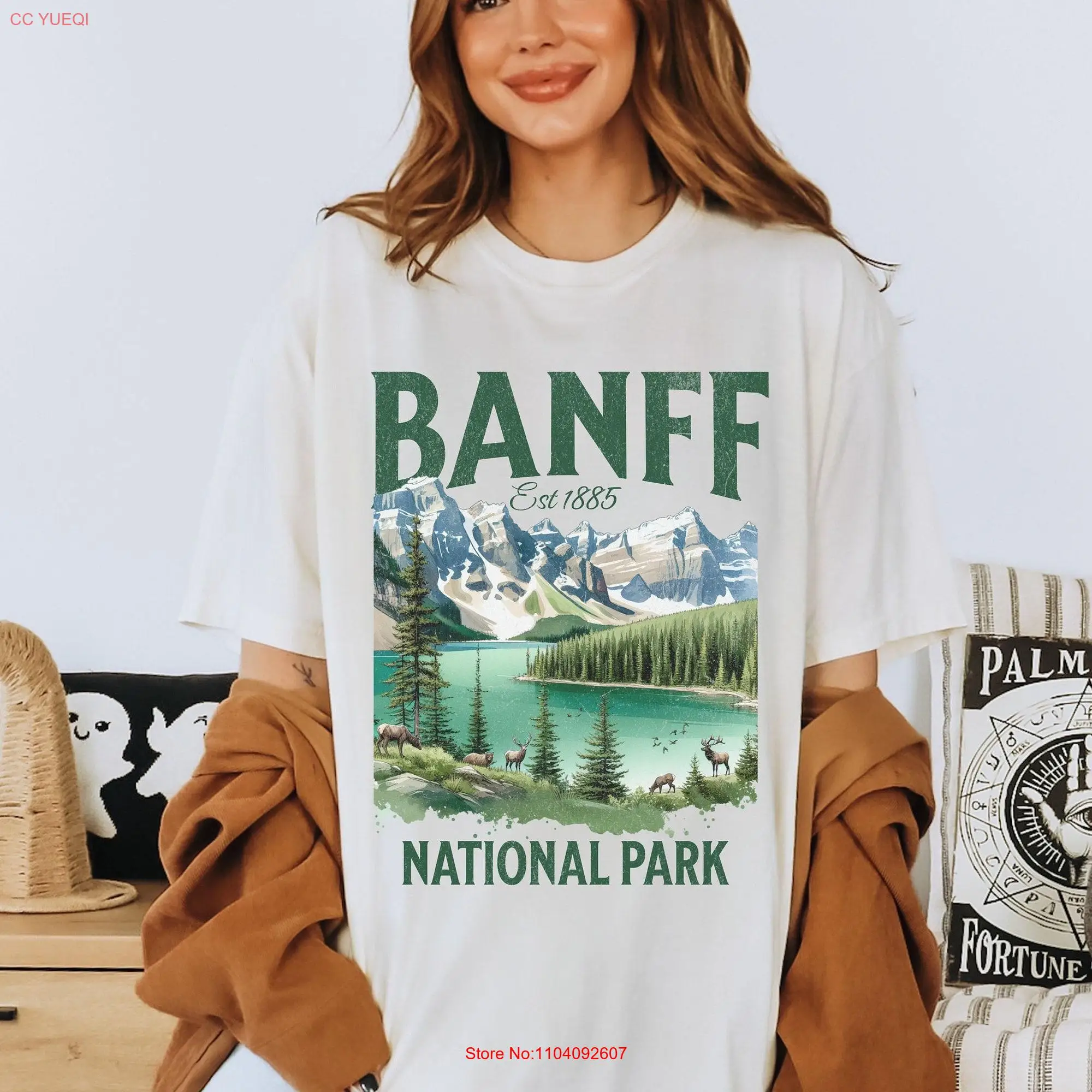 Banff National Park T Shirt Canada Souvenir Canadian Parks Granola Girl Gorpcore Clothing Hiking  long or short sleeves