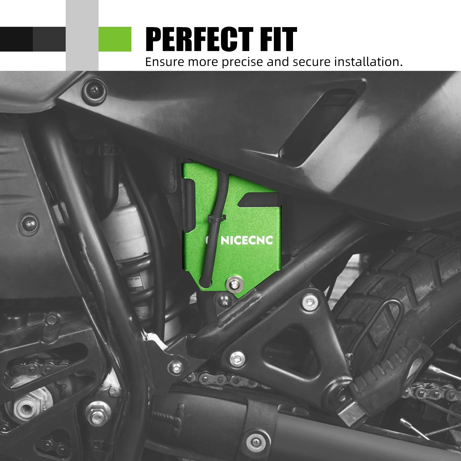 

For Kawasaki KLR650 KLR 650 2008-2018 Motorcycle Battery Cover For Kawasaki KLR 650 KLR650 2008-2018 2009 2010 2011 2012 2013