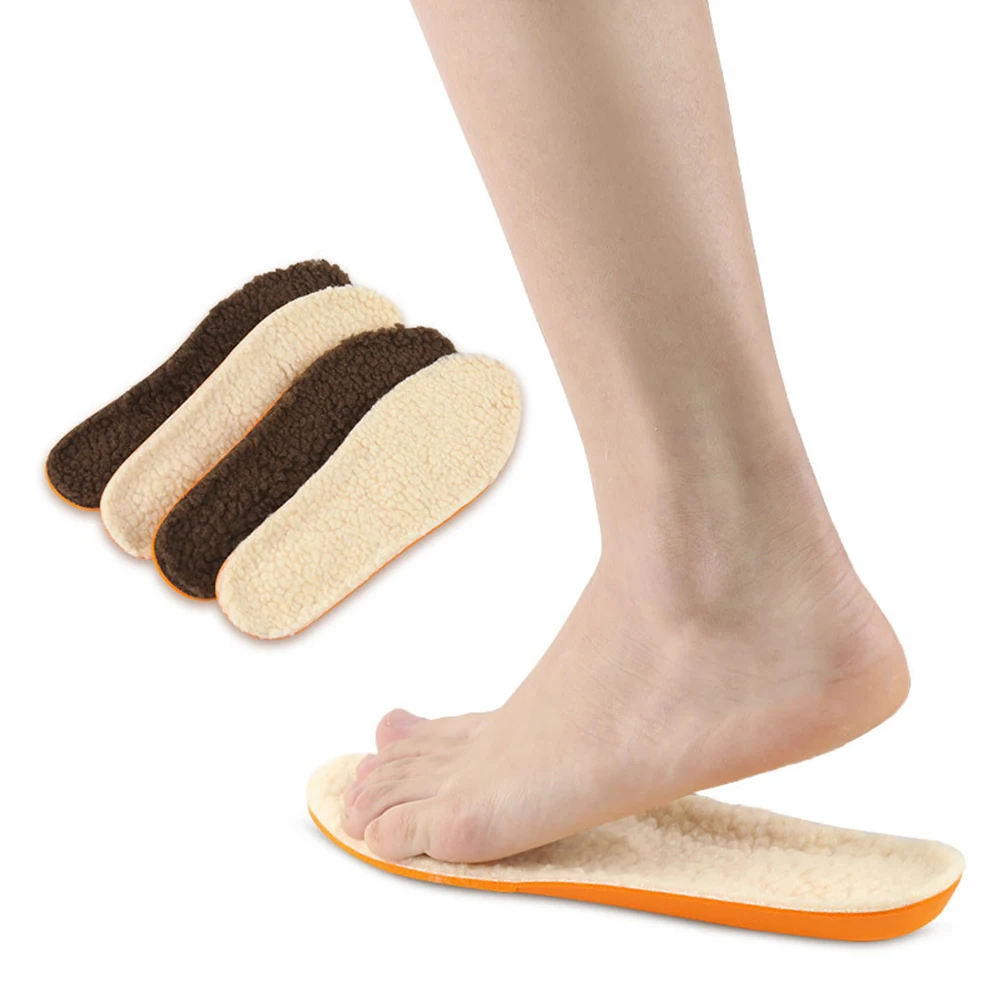 

Winter Insoles Wool Fleece Boot Pads for Women Small Dog Inserts Comfort Shoe Cushions Warm Foot Care Sports Long Service Life