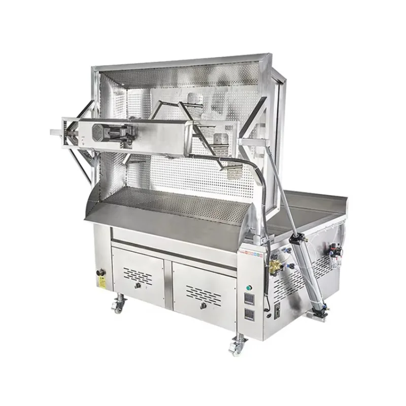 Suministros para hoteles y restaurantes Capacidad de aceite 450L Freidora de gas Máquina para freír snacks y alimentos