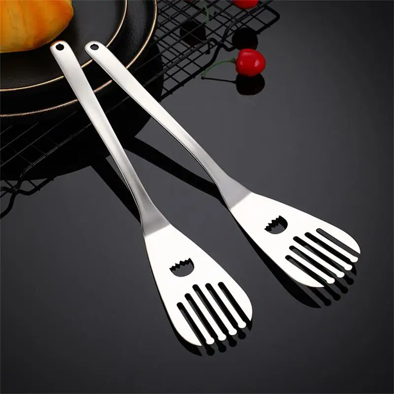 

Multi Functional Stainless Slotted Spoons Bar Spoon Salad Fruit Slotted Spoon For Kitchen Pancake Turner Kitchen Accessories