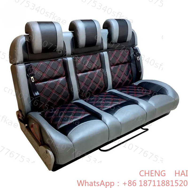 Customized Hot Sale Multi-Functional Reclining Fold Luxury Waterproof RV Seat for MPV Transit Daily Maxus Savana Vito Vans