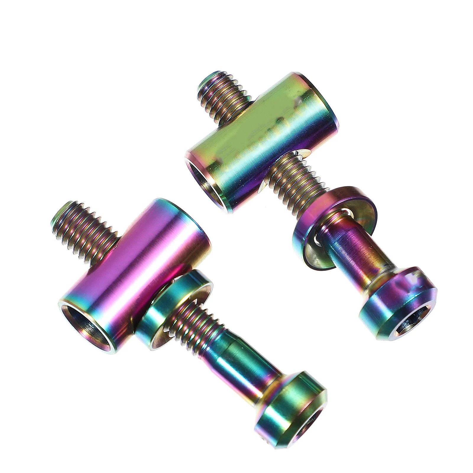 

2 pcs Seatpost Screw Titanium Alloy Cnc Machined Bike Seat Post Fixed Bolts Corrosion Resistant Durable Saddle Fixing Screws