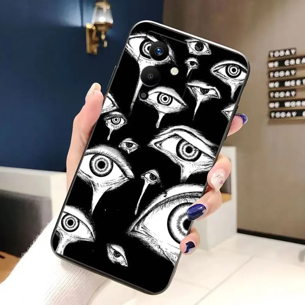 Spooky Scary Red Eye Phone Case For Infinix TECNO POP SPARK SMART 6 7 8 9 10 CAMON 50 40 30 30S 20 20C DIY Case Shell Funda Capa