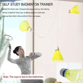 Badminton Trainers Stretch Professional Badminton Machine Robot Racket Training Sport Self-study Practice Training Accessories