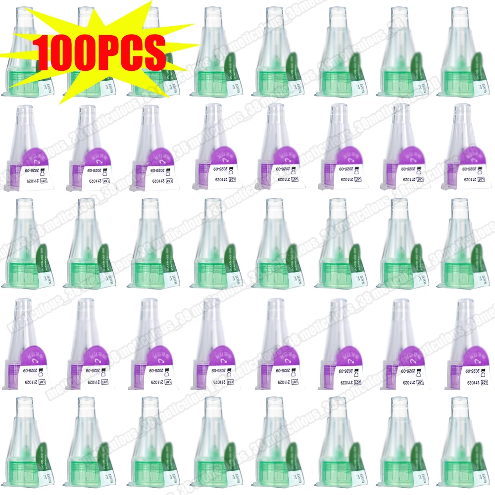10/30/50/100 pezzi cartucce per insulina per penna per iniezione insulina Lilly confezione individuale punta per penna per insulina medica 4mm 6mm 8mm