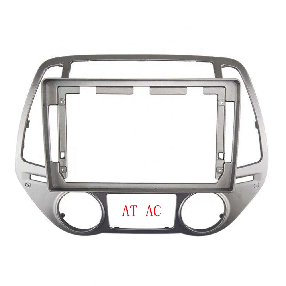 2 Din Android Head Unit Car Radio Frame Kit For HYUNDAI I20 2012 2013 2014 Auto Stereo Dash Fascia Trim Bezel Faceplate