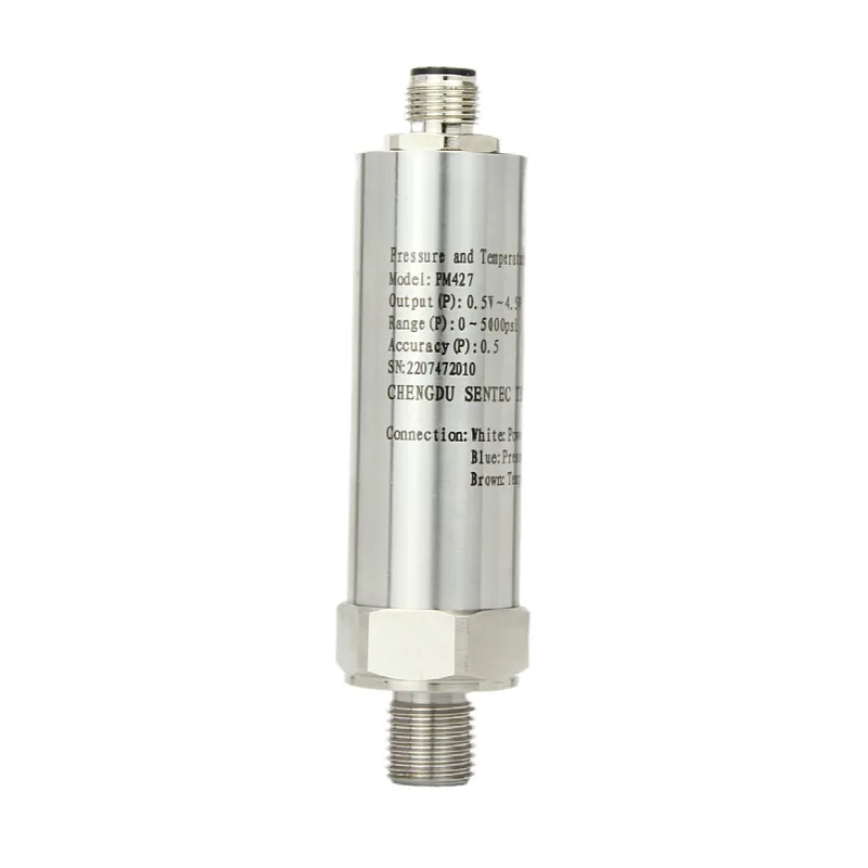 High Performance SS304/SS316L Combined Integrated Temperature and Pressure Sensors Ceramic Pressure Transmitter Sensor