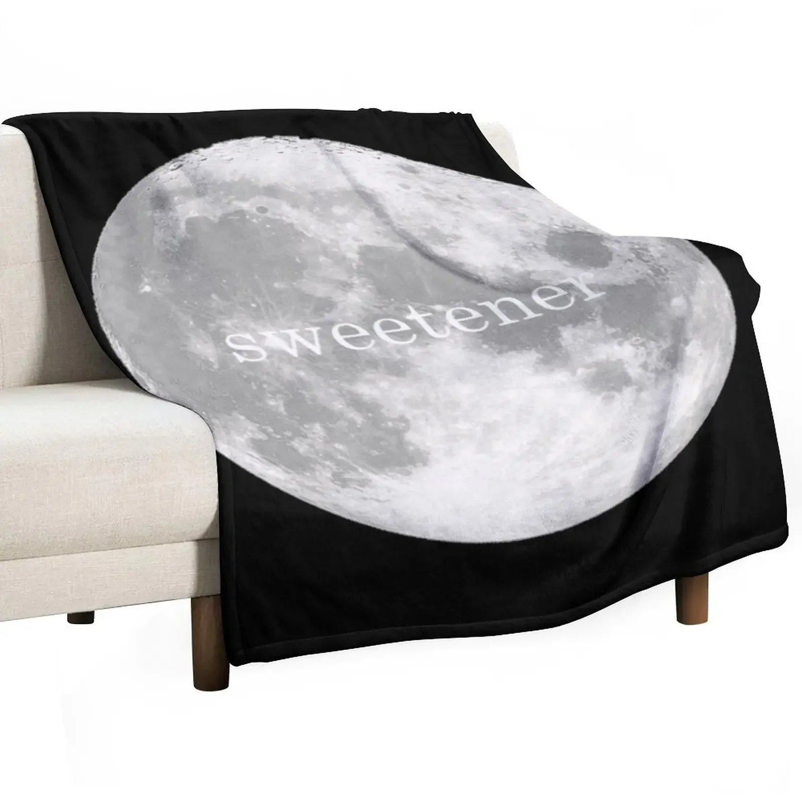 sweetener moon Throw Blanket Shaggy Thin Luxury Brand Blankets