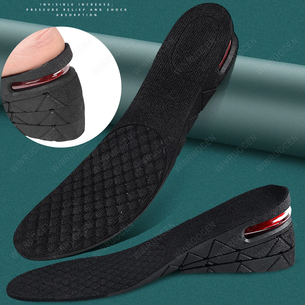 

WINRUOCEN Insert Sports Shoes Cushion Unisex 3-9cm Heel Height Increase Insoles Variable Height Lift Adjustable Cut Foot Pad