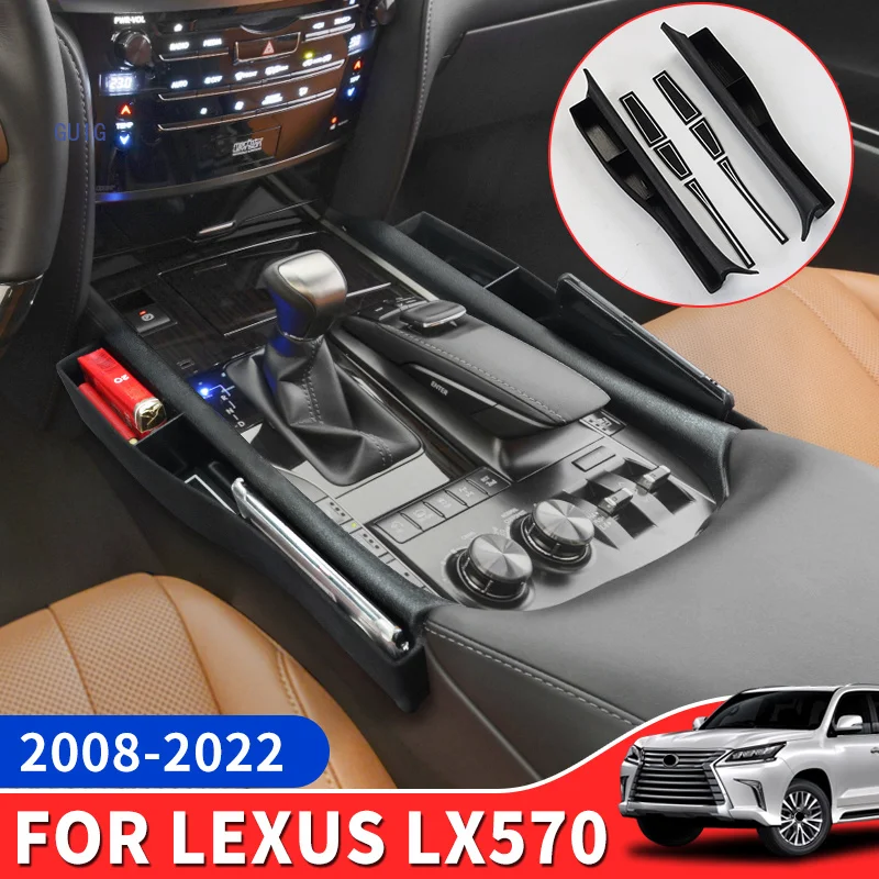 Seat Gap Multifunctional Tray fit For Lexus LX 570 LX570 2016-2022 Interior Accessories Central Control Storage Box Modification