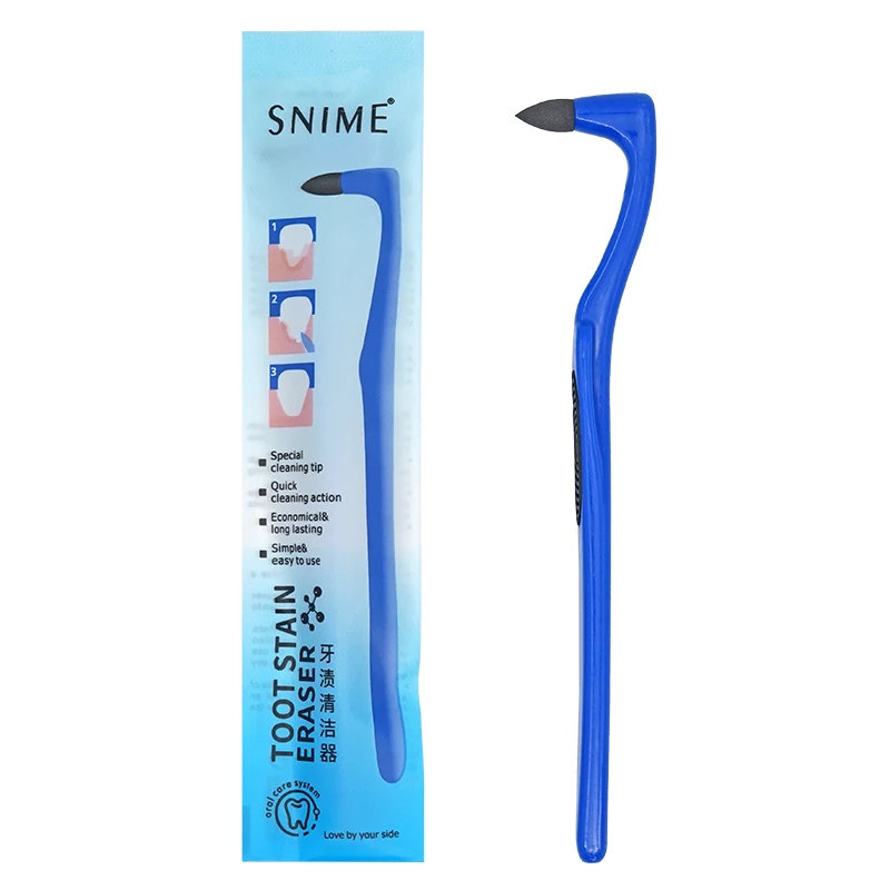 2pcs Dental Orthodontic Tooth Stain Eraser Sponge Remove Tartar/Tea/ Smoke Stains Oral Care Interdental Brush Teeth Whitening