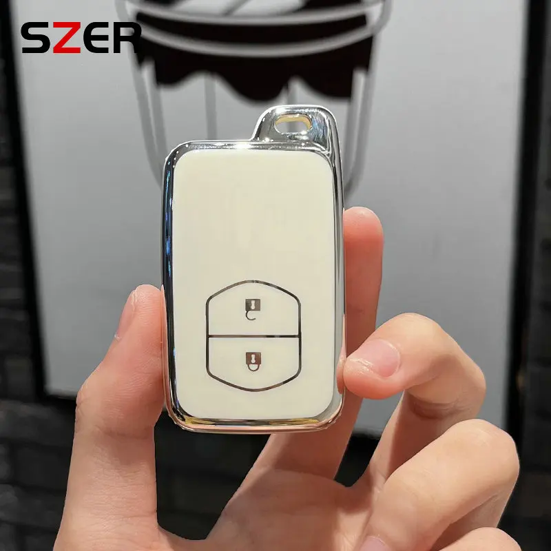 2 3 4 Button Car Key Case for Toyota Prius 30 Alpha Aqua Land Cruiser Auris for Lexus LC 200 Key Cover Holder Remote 2012 - 2014
