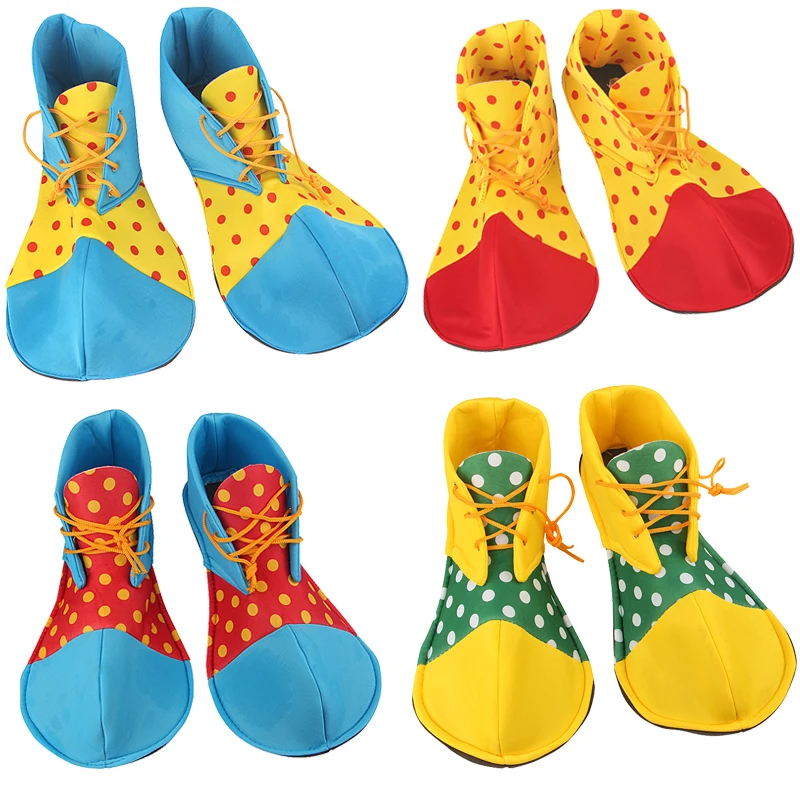 Halloween Carnaval Cosplay Mannen Schoenen Kostuums Rekwisieten Clown Schoenen Meisjes Performance Wear Accessoires Halloween Verkleedpartij