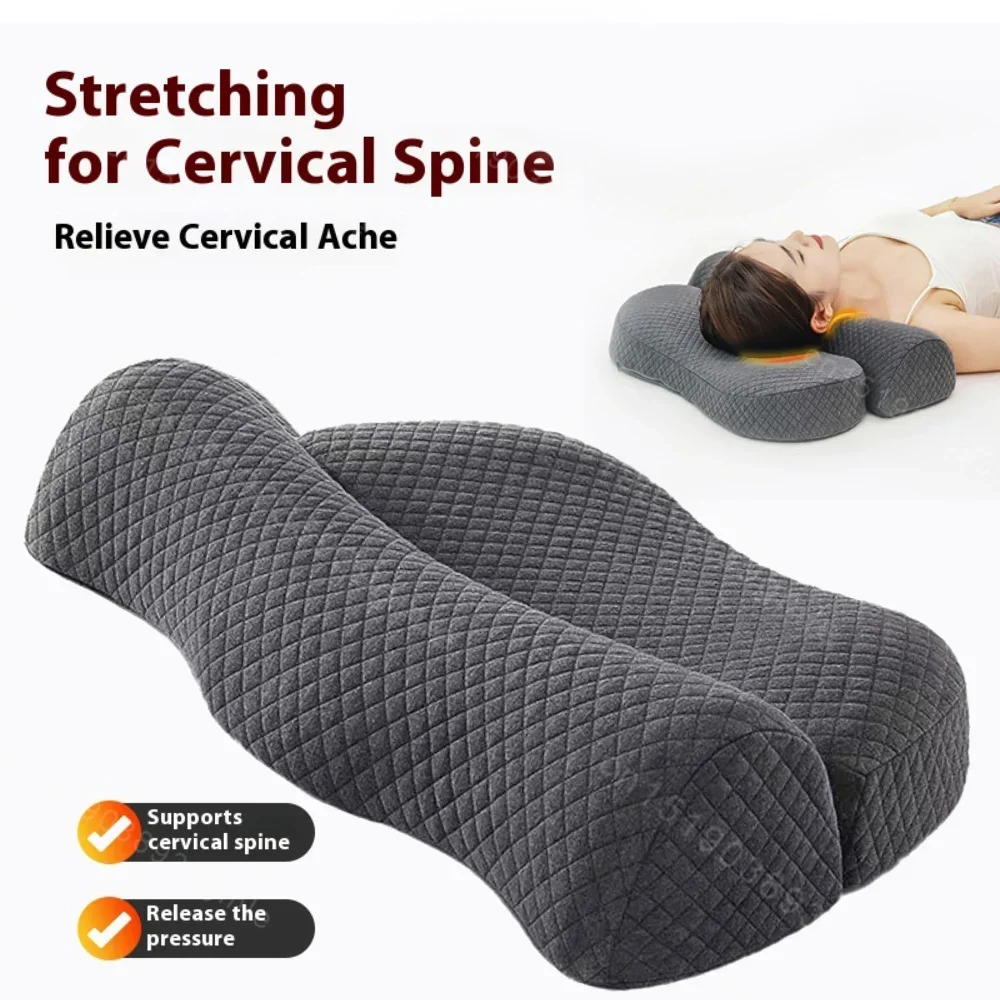 

Ergonomic Memory Foam Cervical Pillow Contour Bed Pillow for Side Sleeper Orthopedic Sleeping Aid Soft Comforter for Neck Suppor