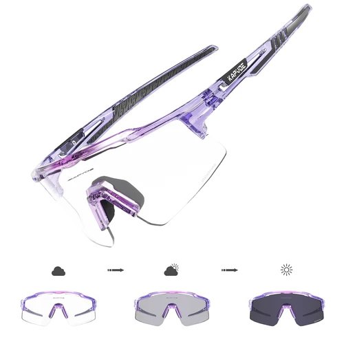 Kapvoe gafas de sol fotocromáticas gafas de ciclismo para hombres mujeres deportes velocidad carretera MTB bicicleta de montaña bicicleta ciclo gafas