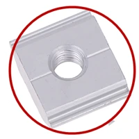 【F】5pcs 21.2mm 22.3mm 23.7mm Solar Panel Mounting Aluminum Alloy Bracket End Mid Clamp T-Blocks Square Nuts M8 T-Sliding Nut