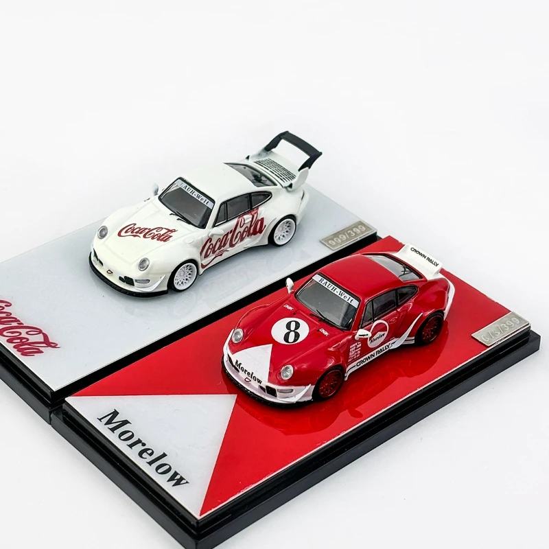 1-64993rwb-ワイドボディ改造版、合金鋳造マイクロスケールリアルな車のフィギュアコレクション装飾品、フェスティバルギフト